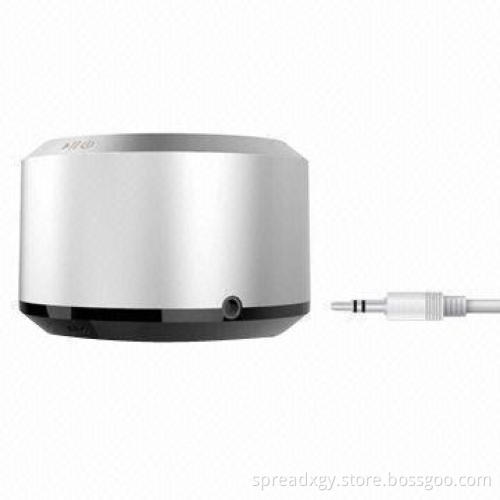 Bluetooth wireless speaker, metal housing, compact design, perfect bass